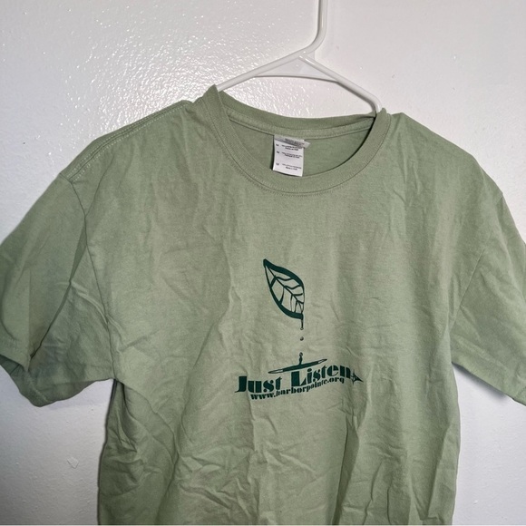 Just Listen T-Shirt Green Leaf - Picture 4 of 7